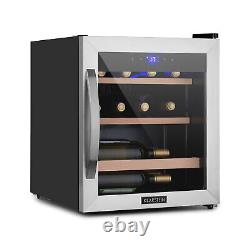 Wine Cooler Fridge Refrigerator Bar Drinks 46 L 12 Bottles LCD Touch LED Light