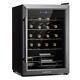 Wine Cooler Fridge Refrigerator Bar Drinks 53 L 20 Bottles Touch Control Black