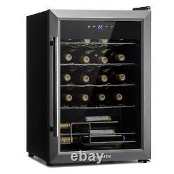 Wine Cooler Fridge Refrigerator Bar Drinks 53 L 20 Bottles Touch Control Black