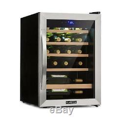 Wine Cooler Fridge Regrigerator drinks Chiller 65 L 19 Bottles 85 W LED Black