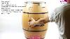 Wine Cooler In The Shape Of Barrel 40 Liters 15 Bottles WWW Cool Mania Com
