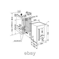 Wine Cooler Liebherr EWTdf1653 Vinidor Built-In Multi-Temperature 30 Bottle