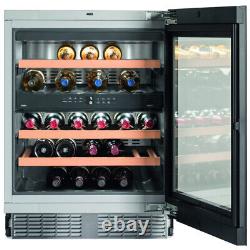 Wine Cooler Liebherr UWTGB1682 Built In, Dual Zone Black / Glass Door