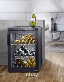 Wine Cooler Liebherr WKB1812 600mm Freestanding Vinothek BLACK + Glass