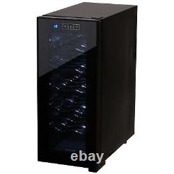Wine Cooler Refrigerator Fridge Cabinet Cellar Display 12 Bottles 33L Quiet HQ
