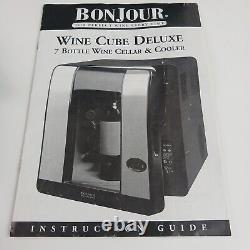 Wine Cooler / Wine Cube Deluxe 7 bottle cellar. Digital temp control. Tested