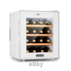 Wine Cooler drinks chiller refrigerator 48l Touch LED 16 bottle 70W White