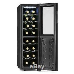 Wine Cooler refrigerator fridge 45 litres Cooling 16 bottles LED Lighting glass
