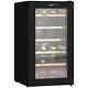 Wine Fridge Bottle Cabinet Cooler Storage Box LED Panel Glass Door Compact Black