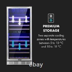 Wine Refrigerator cooler 313 litre 116 Bottles double insulated glass Black