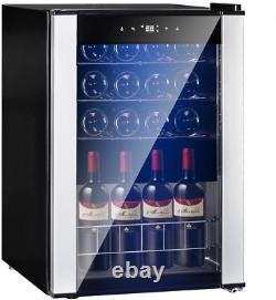 Wine Refrigerator under Counter 19 Bottles Portable Bar Mini Wine Fridge Cooler
