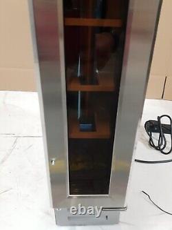 Wine cooler 15cm 7 bottle unused graded stainless steel door