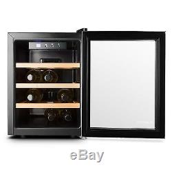 Wine cooler Fridge Refrigerator 33 Litre 9 Bottles Mini Bar Home Shop Office