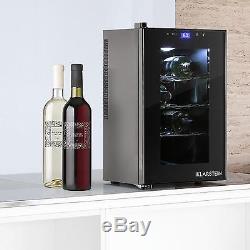Wine cooler fridge refrigerator Mini Bar Beer Drinks Cooler 8 Bottles Touch